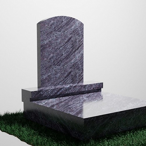 Vizualizace urnového hrobu materiál Vizag Blue